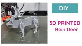 Christmas rein deer making using 3d printer | DIY | Santa Clauses rein deer | Xmas |