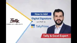 Digital Signature in Tally Prime Invoice | Tally Prime Digital Signature Configuration