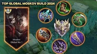 MOSKOV BEST REVENGE MOBILE LEGENDS | MOSKOV BEST BUILD AND EMBLEM 2024 | MOSKOV ATTACK SPEED BUILD