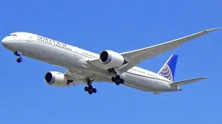 2ND BOEING 787-10 DREAMLINER EVER BUILT | United Boeing 787-10 Dreamliner Landing at Newark Airport