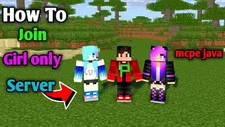 🌸 How to Join a Girls-Only Minecraft Server! || girl only server ip port for mcpe + java 🌈✨