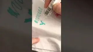 Буквы можно писать контуром 🔥 #росписьодежды