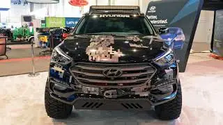 AMAZING AT SEMA SHOW ! Hyundai and Rockstar team up to build moab inspired santa fe