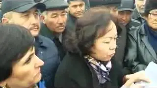 Город Шу акция в защиту сотрудников УБОП ДВД Жамбылской области