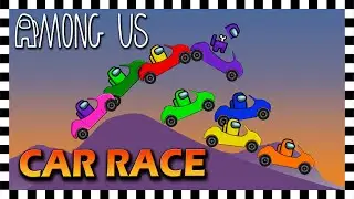 Among Us Inspired Car Race
