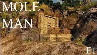 7 Days To Die | MoleMan | Surviving The First Day Underground | e1