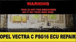 Opel Vectra C vauxhall won't start PSG16/vp44