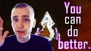 How to design a spaceship in 4 minutes //Space Engineers