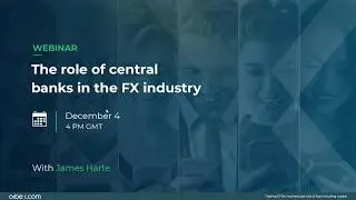 The role of central banks in the FX industry