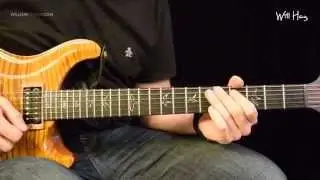 The Middle - Jimmy Eat World guitar solo tutorial full HD Tabs