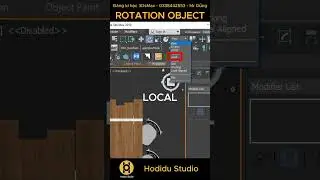 Rotate Object ( Local ) 3Dsmax 