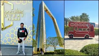 Dubai Frame /Experience the luminous glass walkway @ Bridge/One of Dubai's Iconic tourist attraction