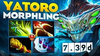 Yatoro COMBONS A COMPLEX GAME ON A SIGNATURE MORPH🔥❘ Yatoro Morphling 7.39d