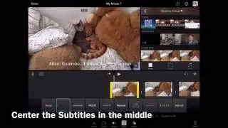 Adding Subtitles to video in iMovie for iOS 9