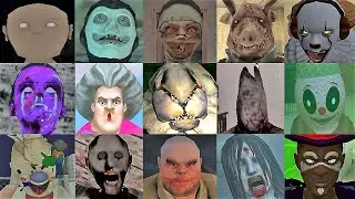 Game Weapon Battle #4 | Ice Scream 3 Smiling-X 2 Antartica 88  Evil Nun Pighead Maniac Granny 2 & +