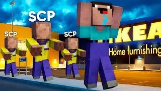 НУБ ПРОТИВ БЕСКОНЕЧНАЯ ИКЕА SCP-3008 24 ЧАСА ЧЕЛЛЕНДЖ! НУБ ПРОТИВ SCP