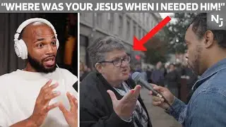 ANGRY Woman Asks TOUGH Question, Street Preacher Handles It PERFECTLY!