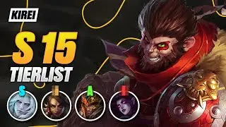 NEW TIER LIST Season 15 - League of Legends