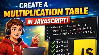 HOW TO CREATE MULTIPLICATION TABLE IN JAVASCRIPT 