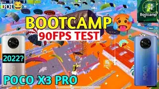 Bootcamp 90 fps test😍 |pubg mobile