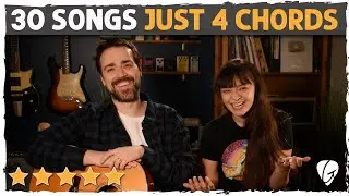 Top 30 Easy Guitar Songs - ONLY 4 Chords (G Em C D)!