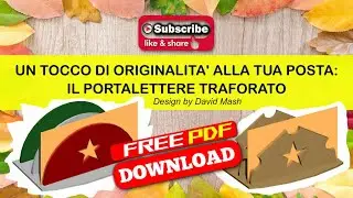 Portalettere Traforato/Sparticarte ✅ FREE PDF DOWNLOAD