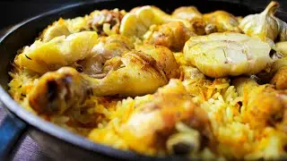 РИС С КУРИЦЕЙ в духовке! Очень простой и вкусный рецепт