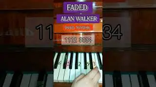 Alan Walker - Faded #пианино #туториал #обучение #музыка #piano
