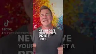 Never give your prospects a price until…