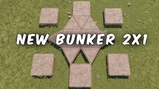 *BUNKER* 2X1 Solo/Duo Single TC (TUTORIAL) / Rust Base Design