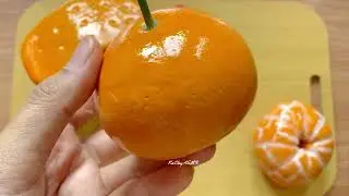 Clay Cracking & Slime ASMR Video🍊🍊