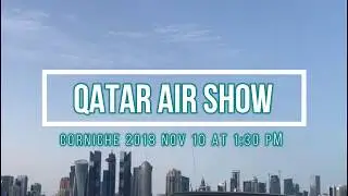 Qatar air show 2018 || Italian and qatari acrobats