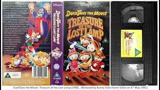 DuckTales The Movie : Treasure of the Lost Lamp (1990) . 6th May 1991 - UK VHS