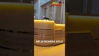 MASANG MEJA GOLD #desaininterior #inspirasiinterior #interiordesign #ideinterior #mejaminimalis