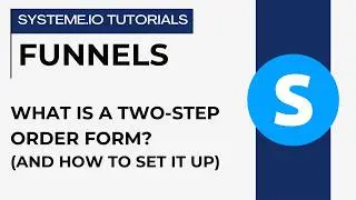 What is a two-step order form? (and how to set it up) | systeme.io tutorials