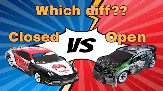 WLToys K989 K969 284131, Will it drift better with locked rear diff and open front diff?