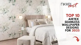 Top 10 Airtex seamless wallpaper designs for 2025! | #nikkelart #interiordesign