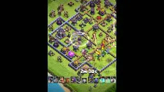 th14vs max th15 with superarcher blimp #coc#supercell