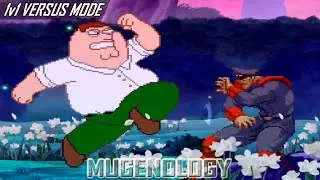 Peter Griffin vs M. Bison (CvS) - Family Guy vs Street Fighter - MUGEN