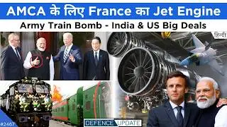 AMCA Engine From France, India-US Unmanned Vessel, BSF Operation In Jammu | Defence Updates 