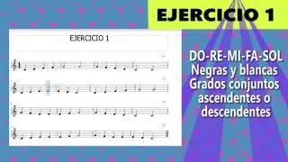 EJERCICIO LECTURA MUSICAL 1