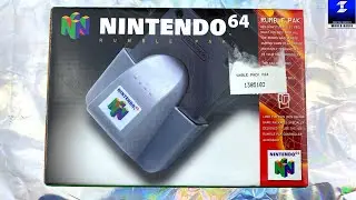Nintendo 64 Rumble Pak Unboxing ASMR