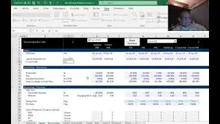 Funding and Circular References in Project Finance Model