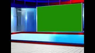 TOP NEWS STUDIO BACKGROUN ll VIRTUAL STUDIOS ll GREENSCREEN SET