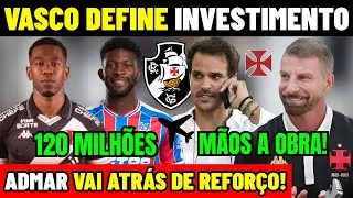 CONFIRMED! VASCO INVESTING HEAVILY! 120 MILLION IN PURCHASES! ADMAR WILL BE LOOKING FOR REINFORCE...