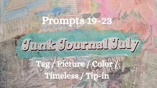 #junkjournaljuly Tag to Tip-In