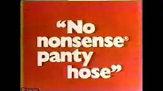 No Nonsense Pantyhose Commercial 1980's