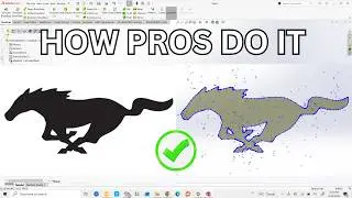 SolidWorks AutoTrace is Nearly USELESS | Convert Image to Sketch in SolidWorks Using This Instead