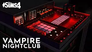 Vampire Nightclub Speed Build - CC - The Sims 4
