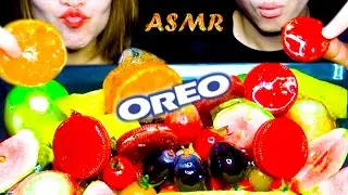 ASMR CANDIED OREO RED VELVET，CANDIED FRUIT，TANGHULU，탕후루，Tanghuru，ORANGEㅣREAL SOUNDㅣMUKBANGㅣ먹방，초콜릿